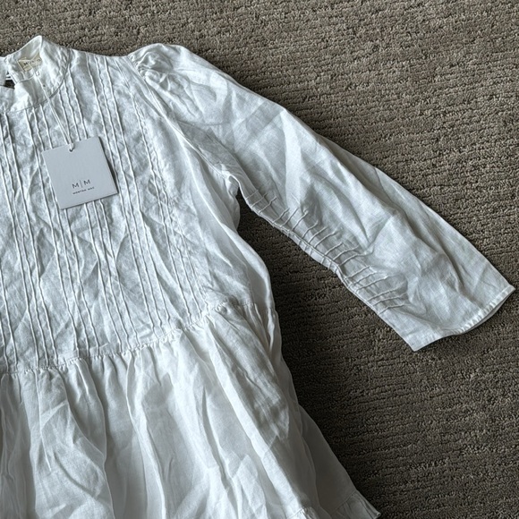 Morton Mac Dalia Dress in White - Picture 4 of 12